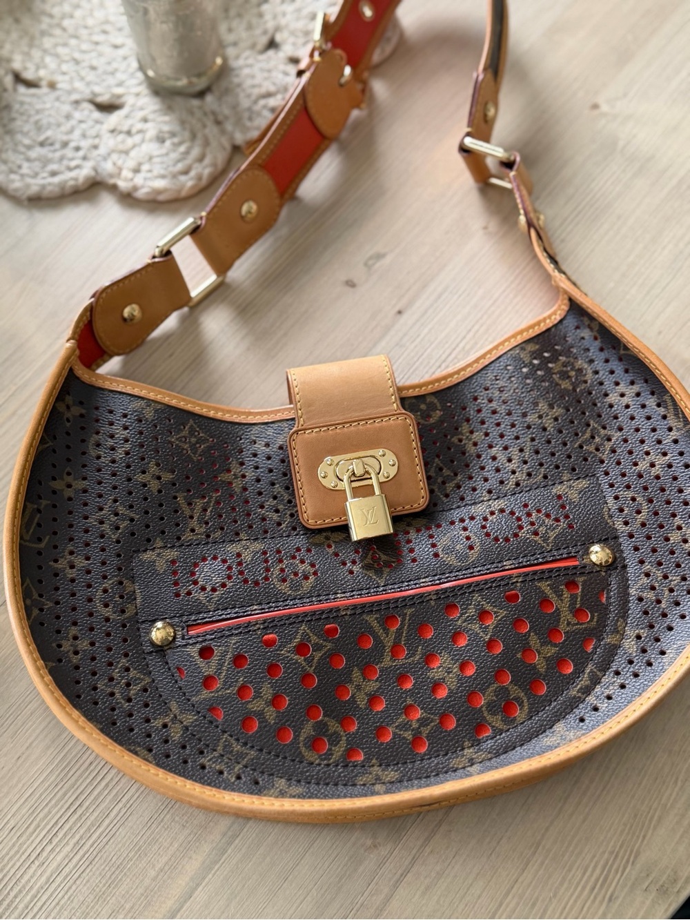 Louis Vuitton Monogram Perforated orig purchased from Von Maur trunk show - Picture 1 of 15